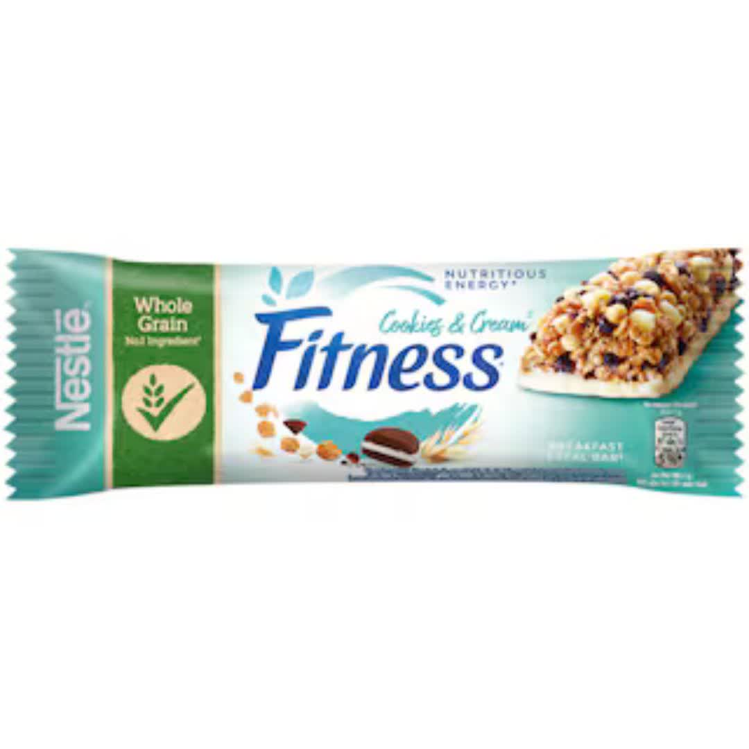 غلات بار نستله Nestle مدل fitness با طعم کوکی کرم وزن 23.5 گرم