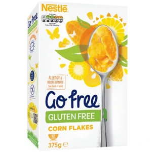 کورن فلکس کلاگز با طعم ذرت Nestle Go Free Corn Flakes وزن 375 گرم