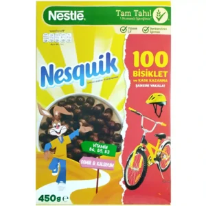 کورن فلکس توپی شکلاتی جعبه ای نسکوئیک Nesquik وزن 450 گرم