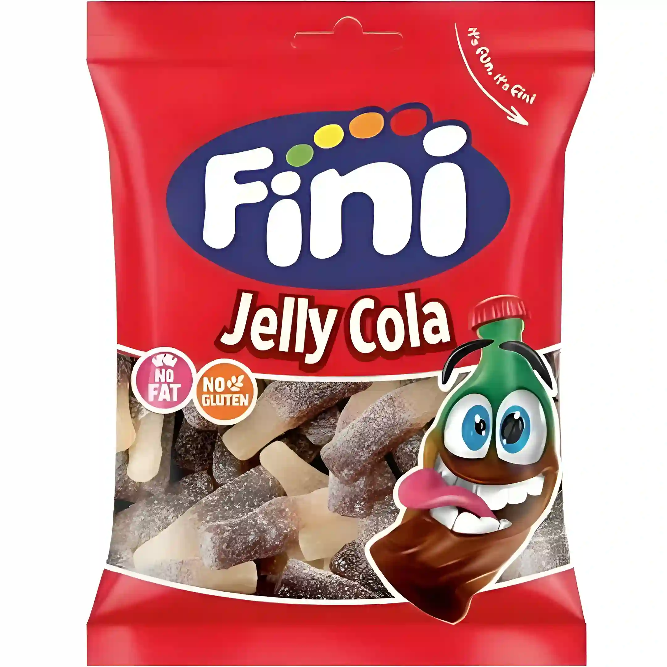 پاستیل نوشابه شکری فینی بدون گلوتن Fini Jelly Cola وزن 90 گرم