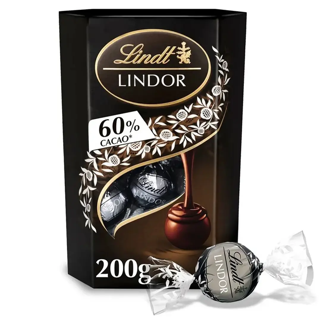 شکلات پذیرایی 60 درصد لیندور لینت با کرم...