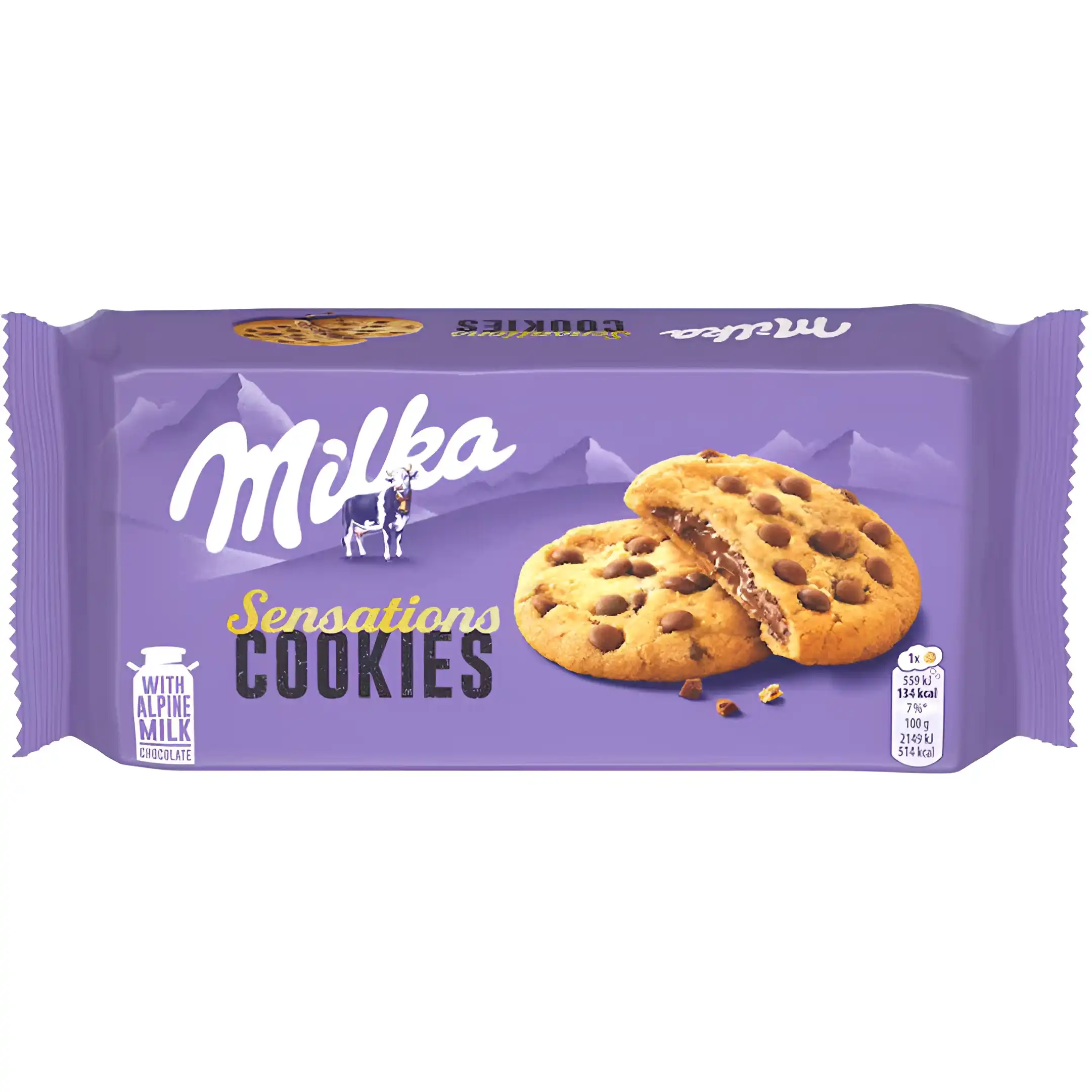 کوکی سنسیشن میلکا با مغز شکلاتی Milka Sensation...