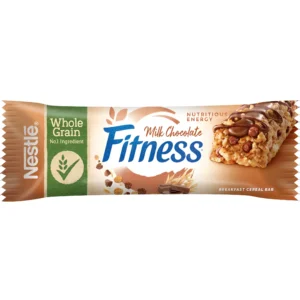 غلات بار نستله فیتنس با کرم شکلات شیری Nestle Fitness Milk Chocolate وزن 23.5 گرم