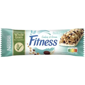 غلات بار نستله فیتنس با کرم کوکی کرم Nestle Fitness Cookies & Cream وزن 23.5 گرم