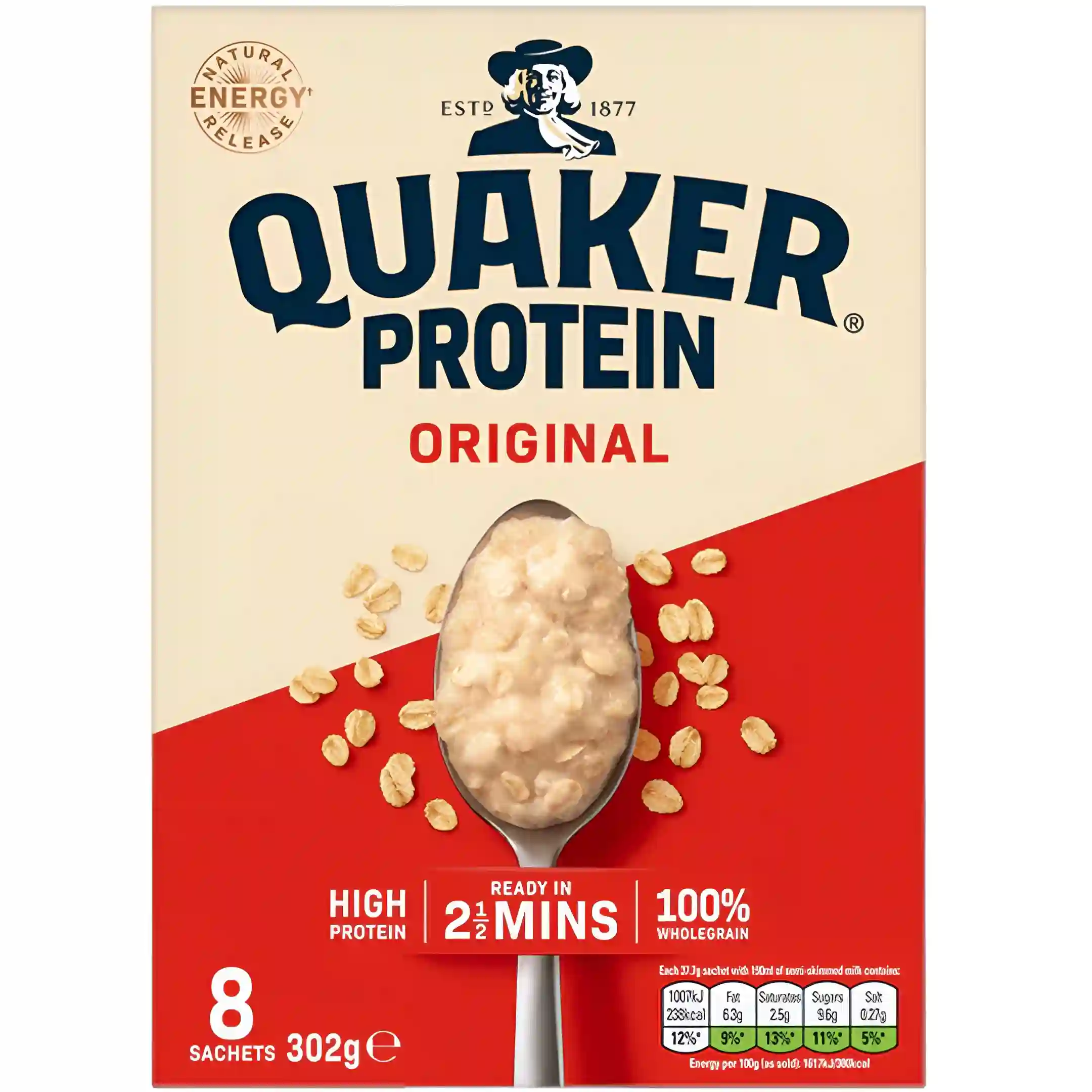 غلات بار کویکر پروتئین جو بسیار ساده Quaker...