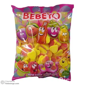 پاستیل ببتو Bebeto مدل قلب شکری وزن 1000 گرم