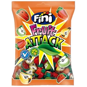 پاستیل فینی مدل میوه‌ های بریده شده Fini Fruit Attack وزن 90 گرم