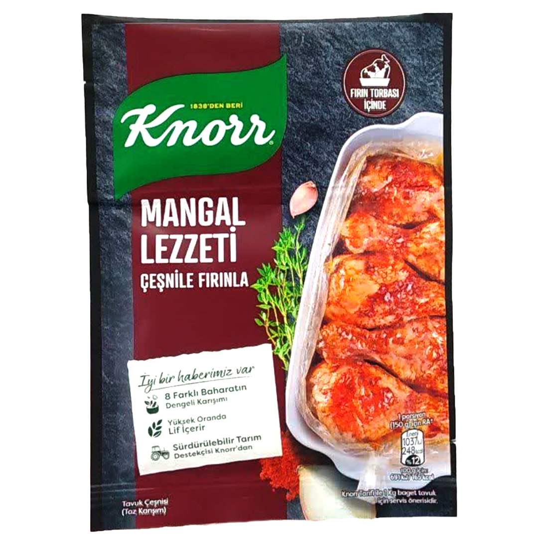 چاشنی مرغ باربیکیو کنور Knorr Mangal Lezzeti وزن...