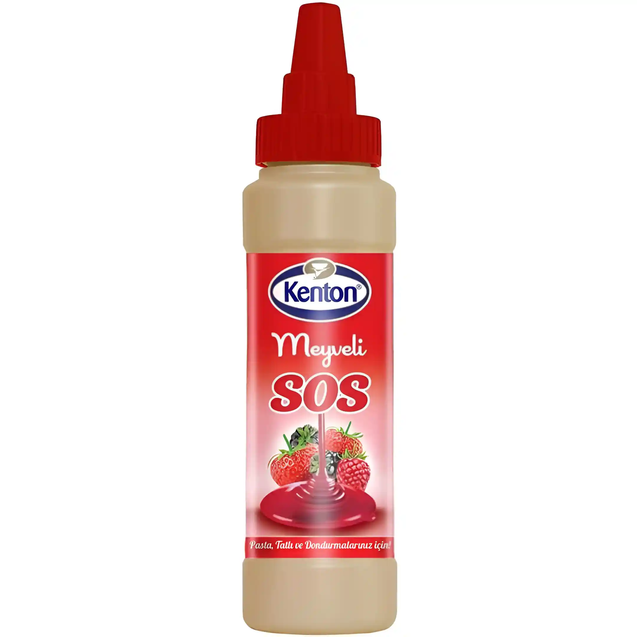 سس کنتون با طعم توت فرنگی Kenton Meyveli Sos وزن 320 گرم