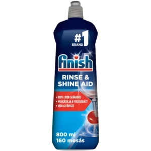 مایع جلادهنده و براق کننده ظرفشویی فینیش Finish RINSE & SHINE AID حجم 800 میل