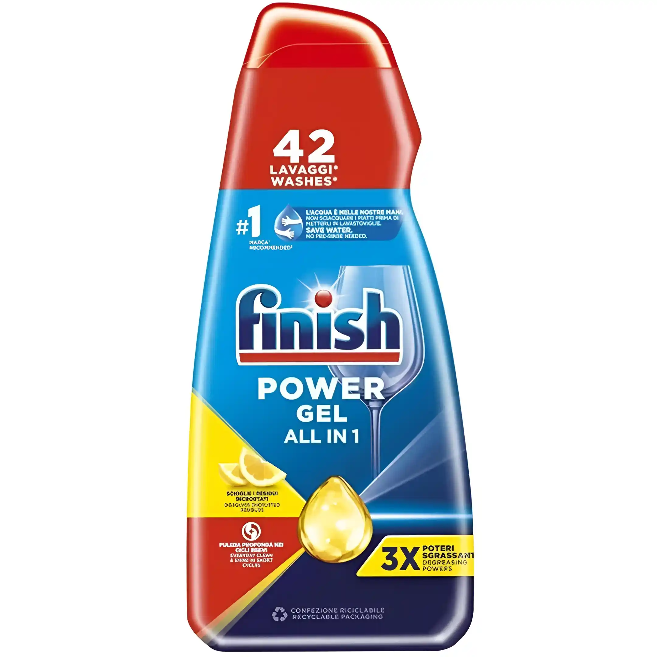 ژل ماشین ظرفشویی فینیش با رایحه لیمو ۴۲...