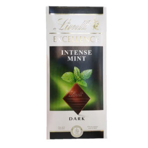شکلات تخته ای لینت با طعم تلخ و نعنا Lindt Excellence Intense Mint وزن ۱۰۰ گرم