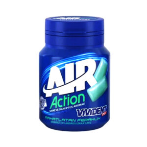 آدامس بدون شکر ویویدنت با طعم نعنا و اکالیپتوس Vivident Air Action وزن 67 گرم