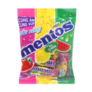 آبنبات میوه ای منتوس Mentos وزن 120 گرم