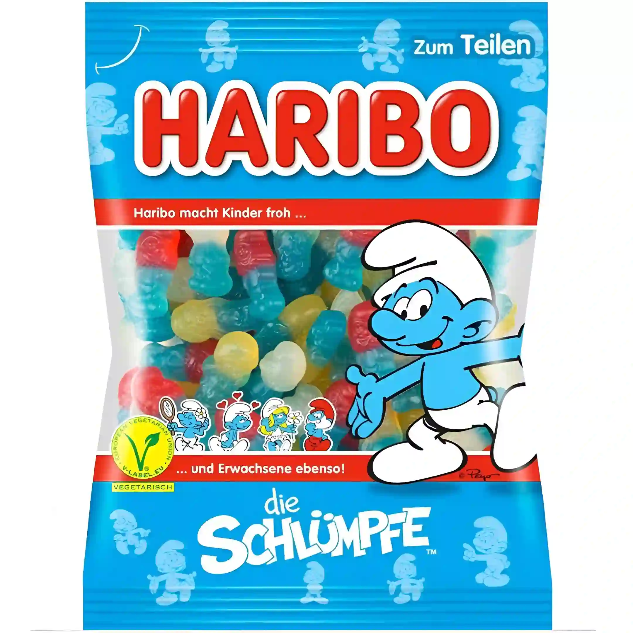 پاستیل مدل اسمورف هاریبو Haribo Schlumpfe وزن 160...
