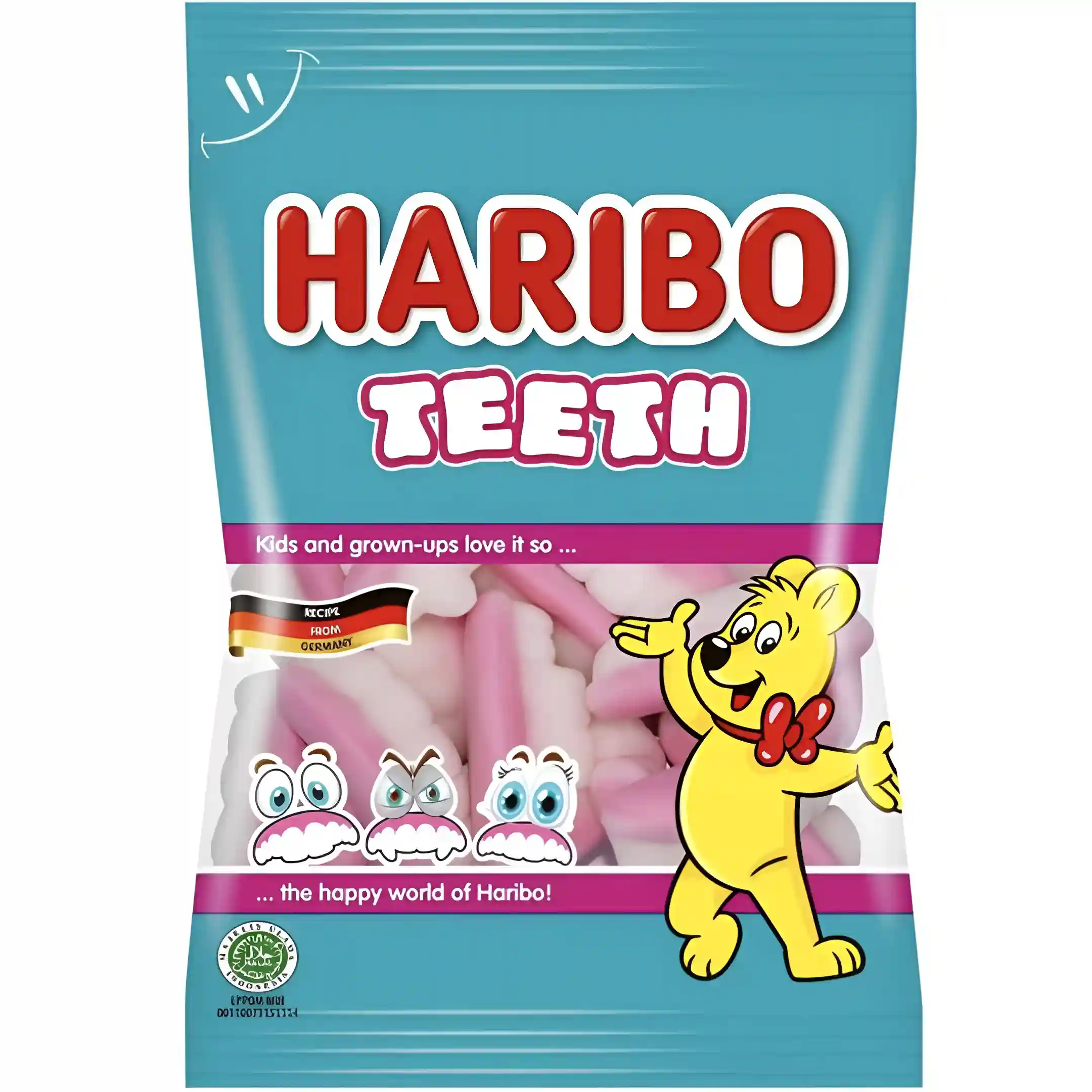 پاستیل هاریبو طرح دندان Haribo Teeth وزن ۸۰...
