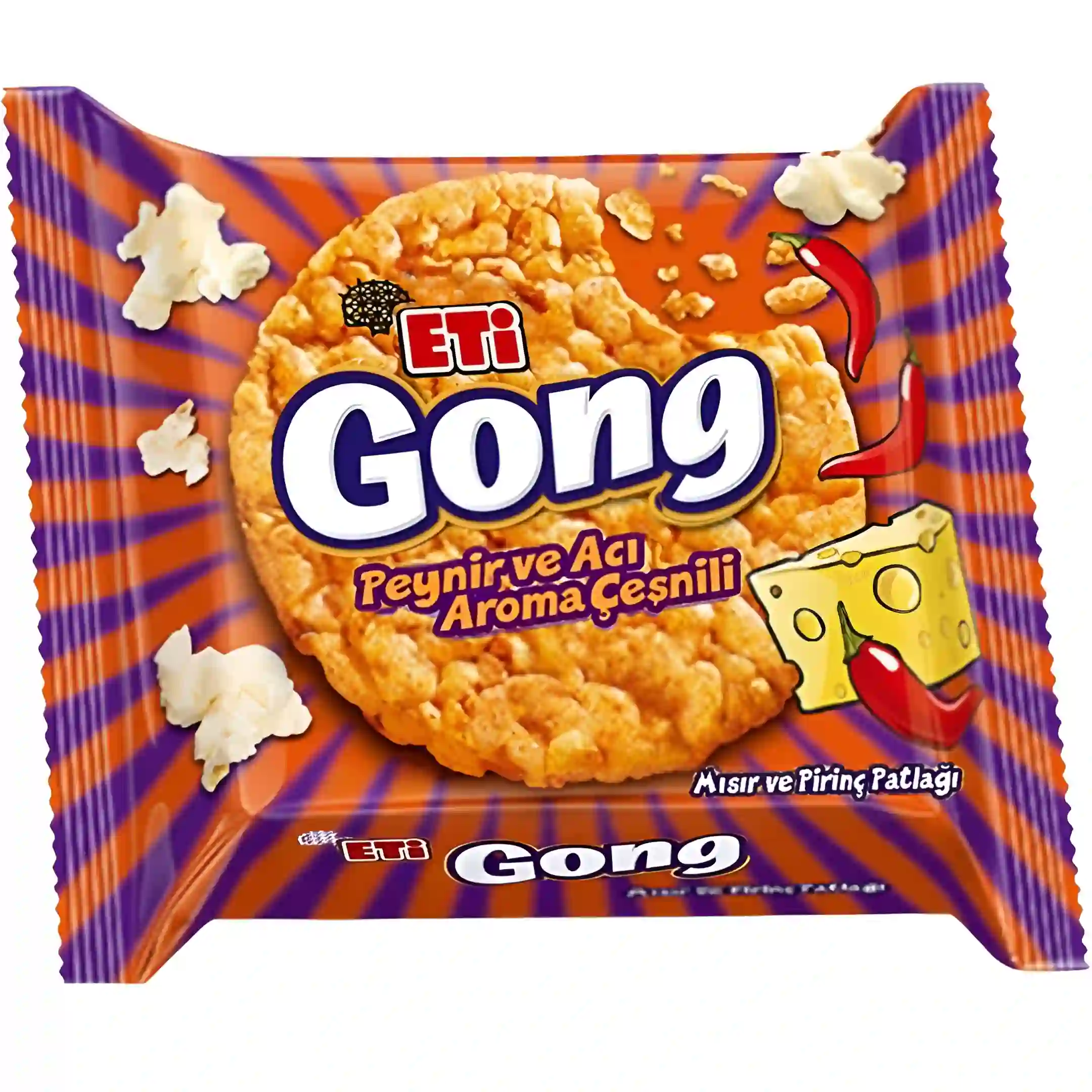 کیک ذرت و برنج با طعم پنیر و...