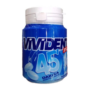 آدامس بدون قند ویویدنت حاوی زایلیتول با طعم نعنا 45 دقیقه Vivident وزن 67 گرم