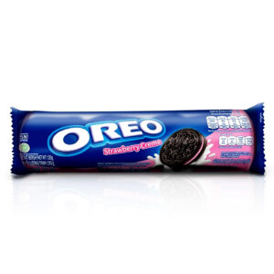 بیسکویت با کرم توت فرنگی اوریو Oreo Strawberry Creme وزن 119 گرم