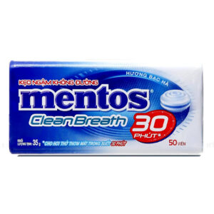 قرص خوشبو کننده دهان منتوس با طعم نعنا Mentos Clean Breath وزن 35 گرم