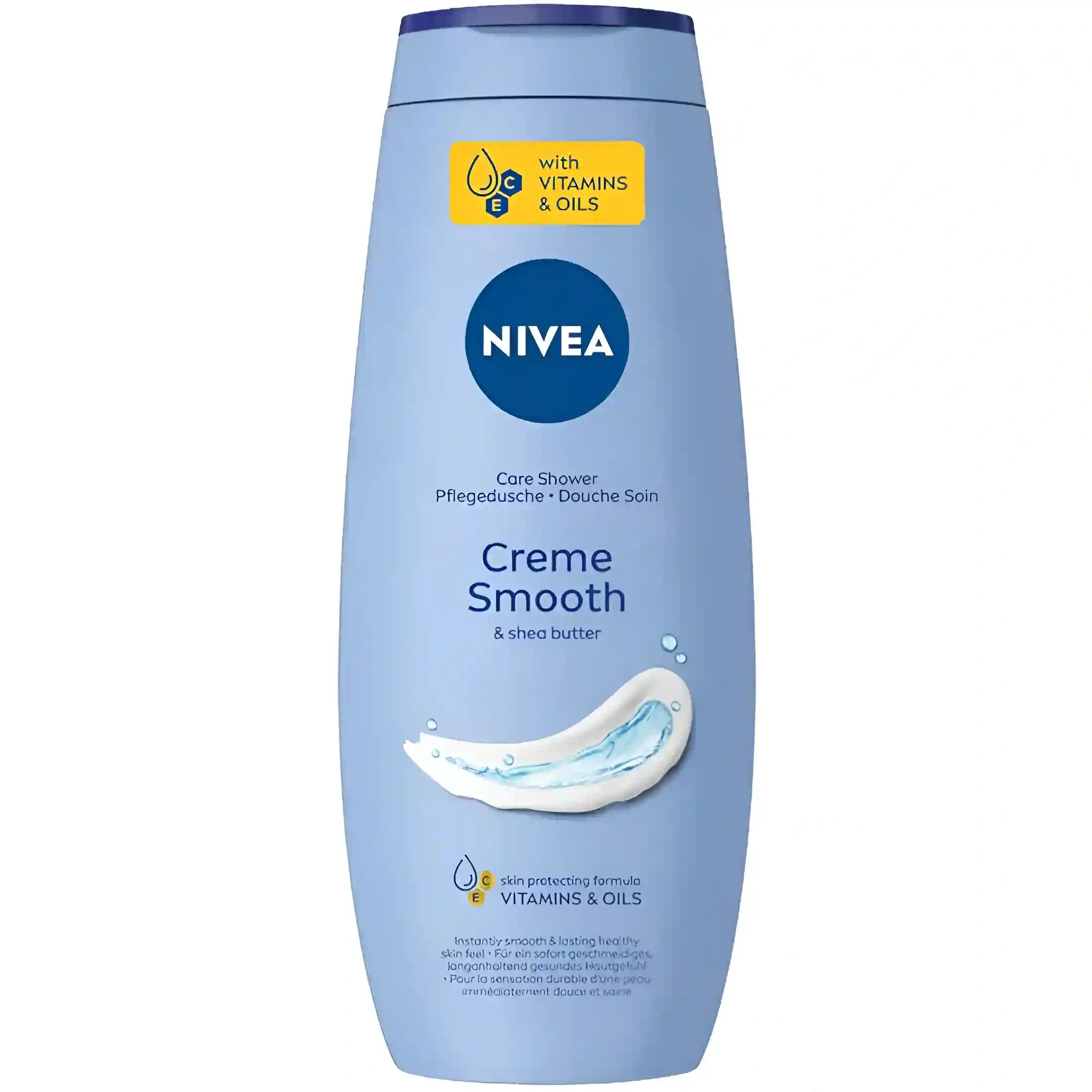 شامپو بدن کرمی شی باتر نیوآ Nivea Creme Smooth & Shea Butter حجم 750 میل