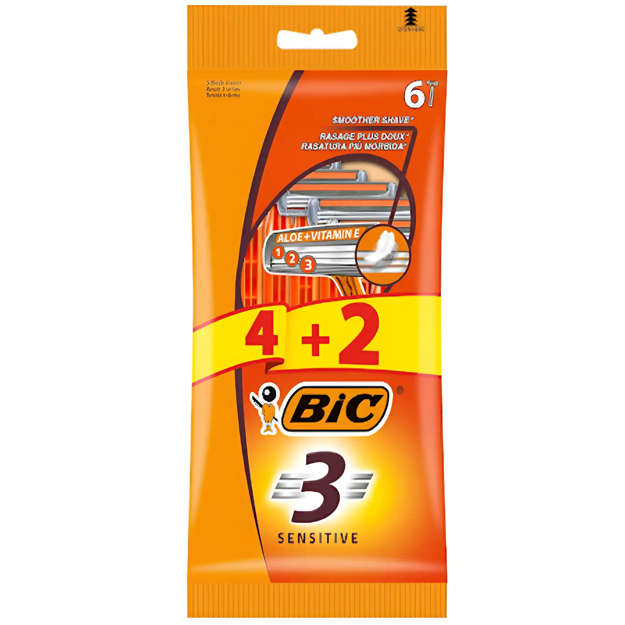 خود تراش 3 لبه ضد حساسیت بیک Bic...