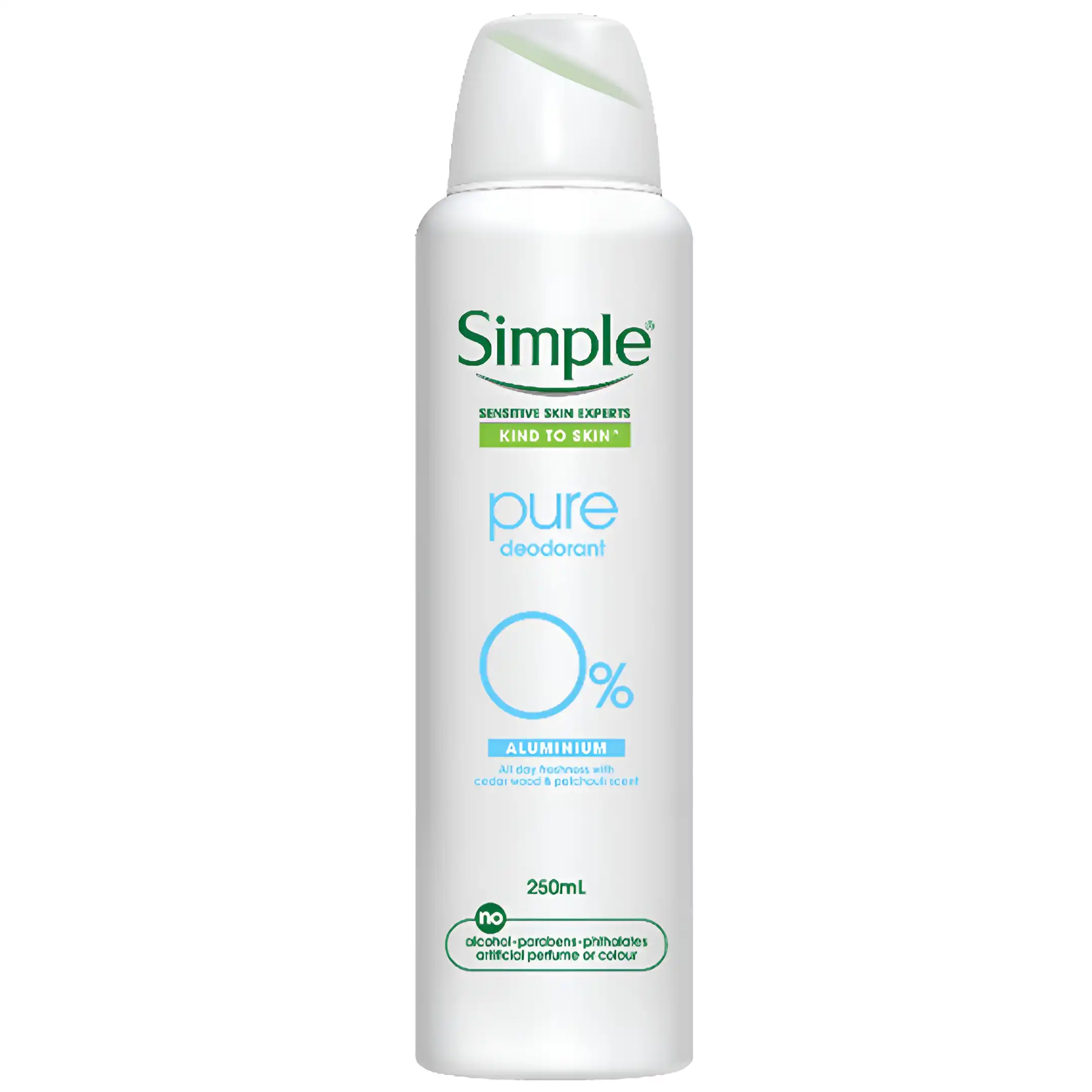 اسپری دئودورانت بدون آلومینیوم سیمپل پیور Simple Pure...