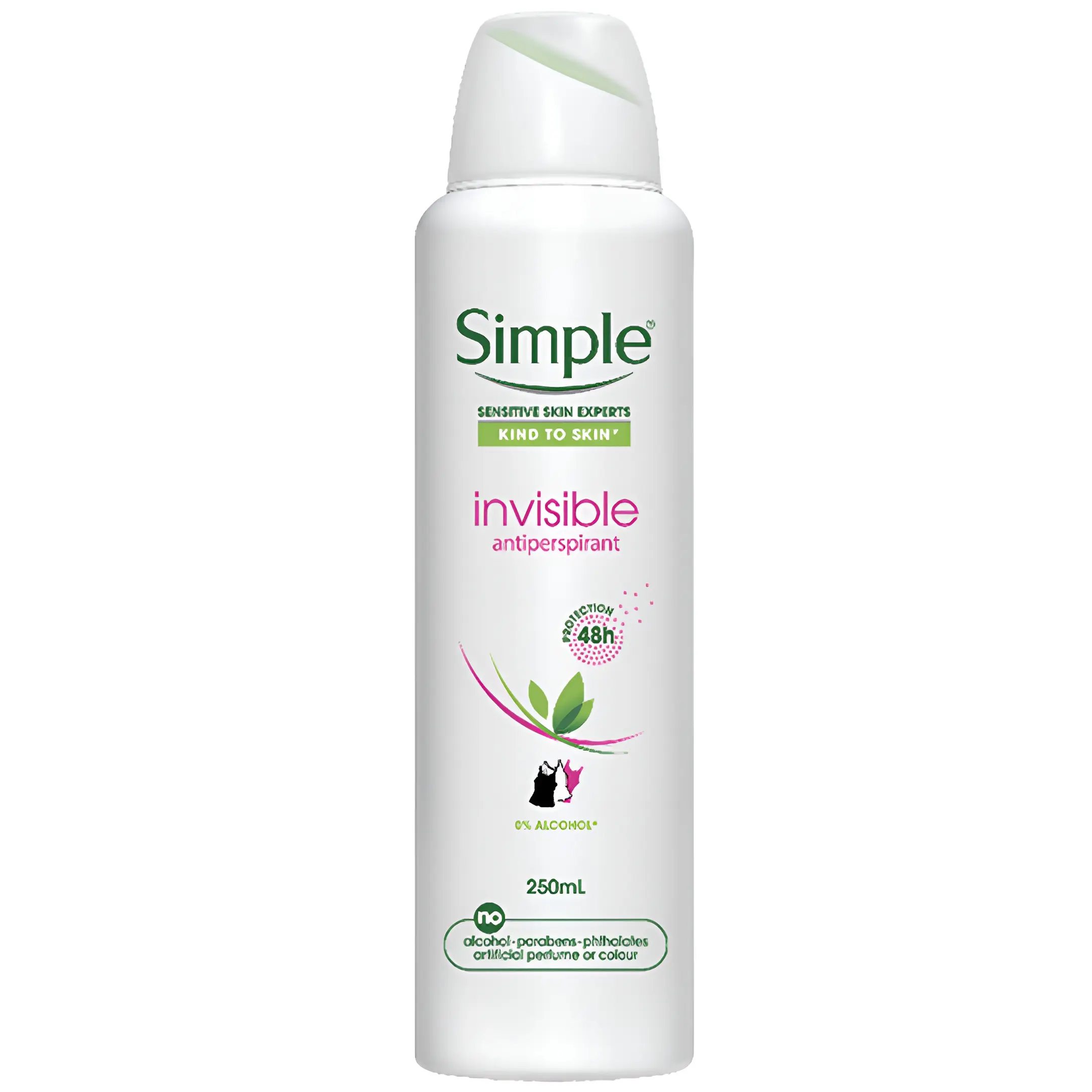 اسپری دئودورانت بدون الکل سیمپل اینویزیبل Simple Invisible...