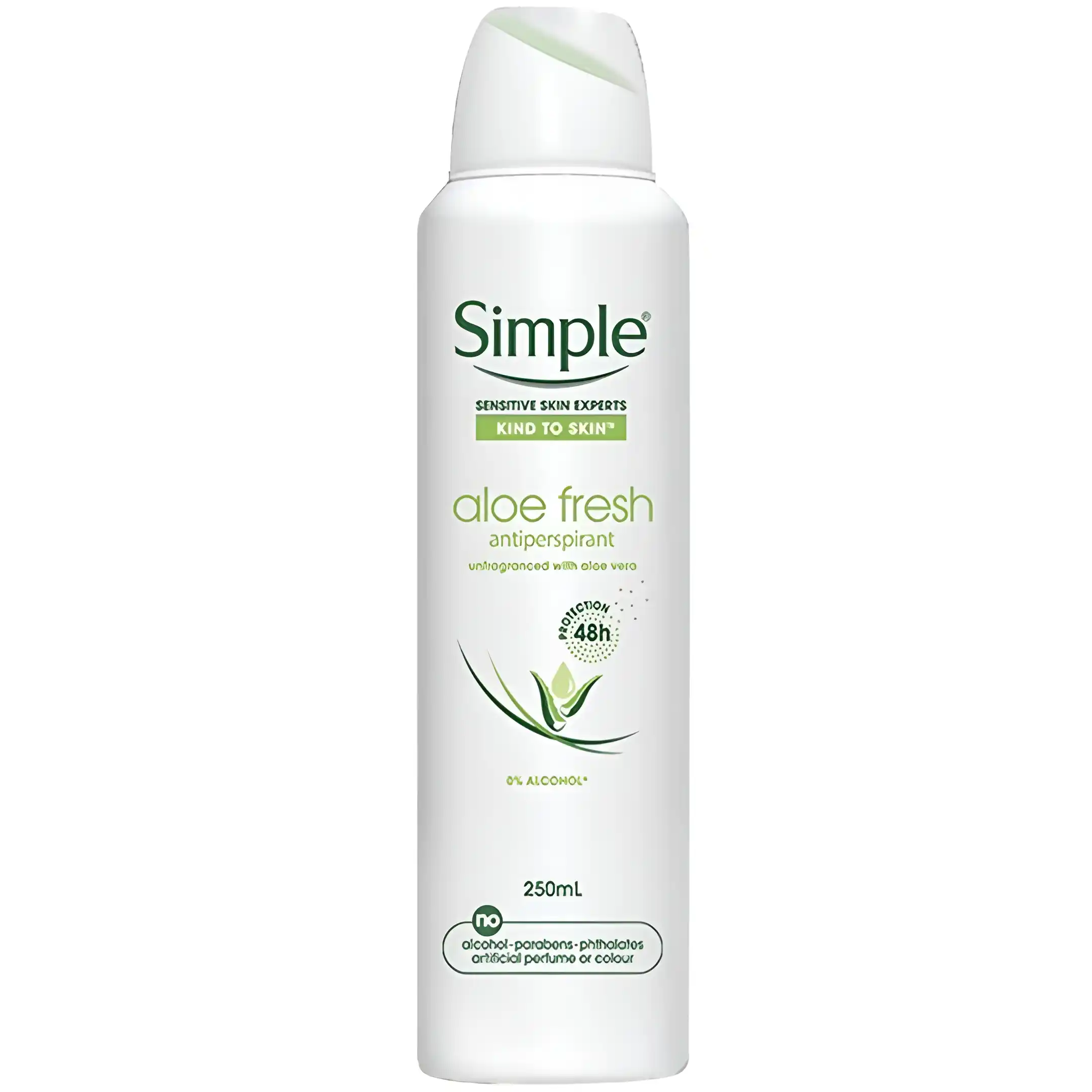 اسپری دئودورانت بدون الکل سیمپل آلوئه فرش Simple...