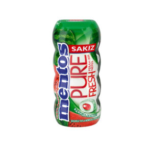 آدامس مغزدار طعم هندوانه بدون قند منتوس Mentos Pure Fresh وزن 30 گرم