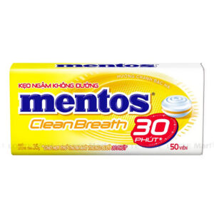 قرص خوشبو کننده دهان لیمویی منتوس Mentos Clean Breath وزن 35 گرم