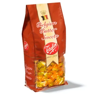 آبنبات بلژیکی ترفین با مغز و کرم کره ای Trefin Belgian Butter Sweets وزن 1000 گرم
