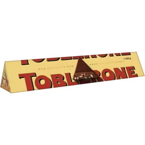 شکلات شیری سوییسی تابلرون با مغز عسل و بادام Toblerone وزن 100 گرم