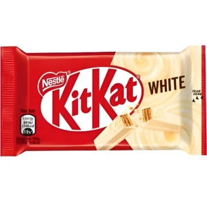 شکلات سفید چهار انگشتی نستله کیت کت با کرم شیری Nestle KitKat White وزن ۴۱.۵ گرم
