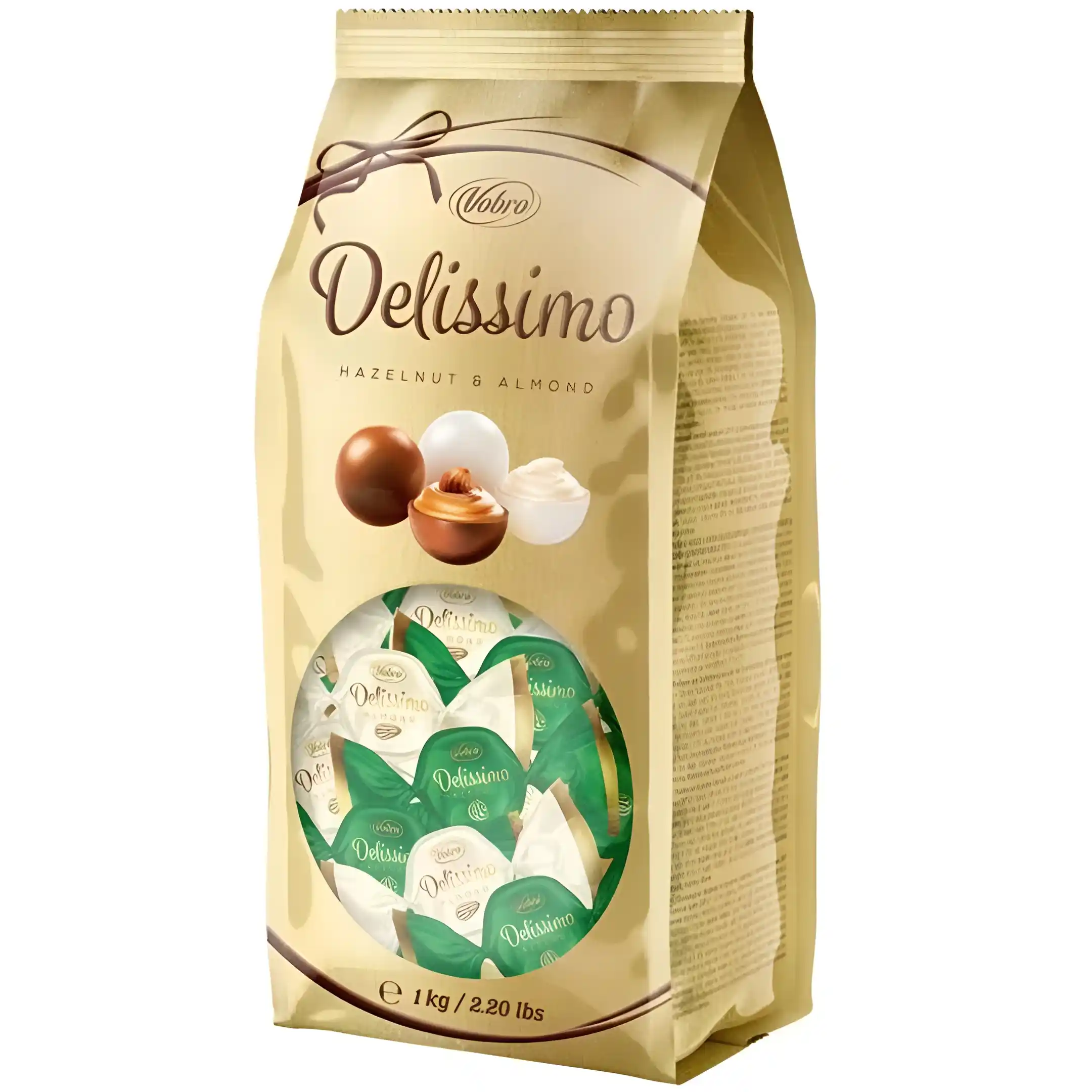 شکلات دلیسیمو وبرو با مغز فندق و بادام...