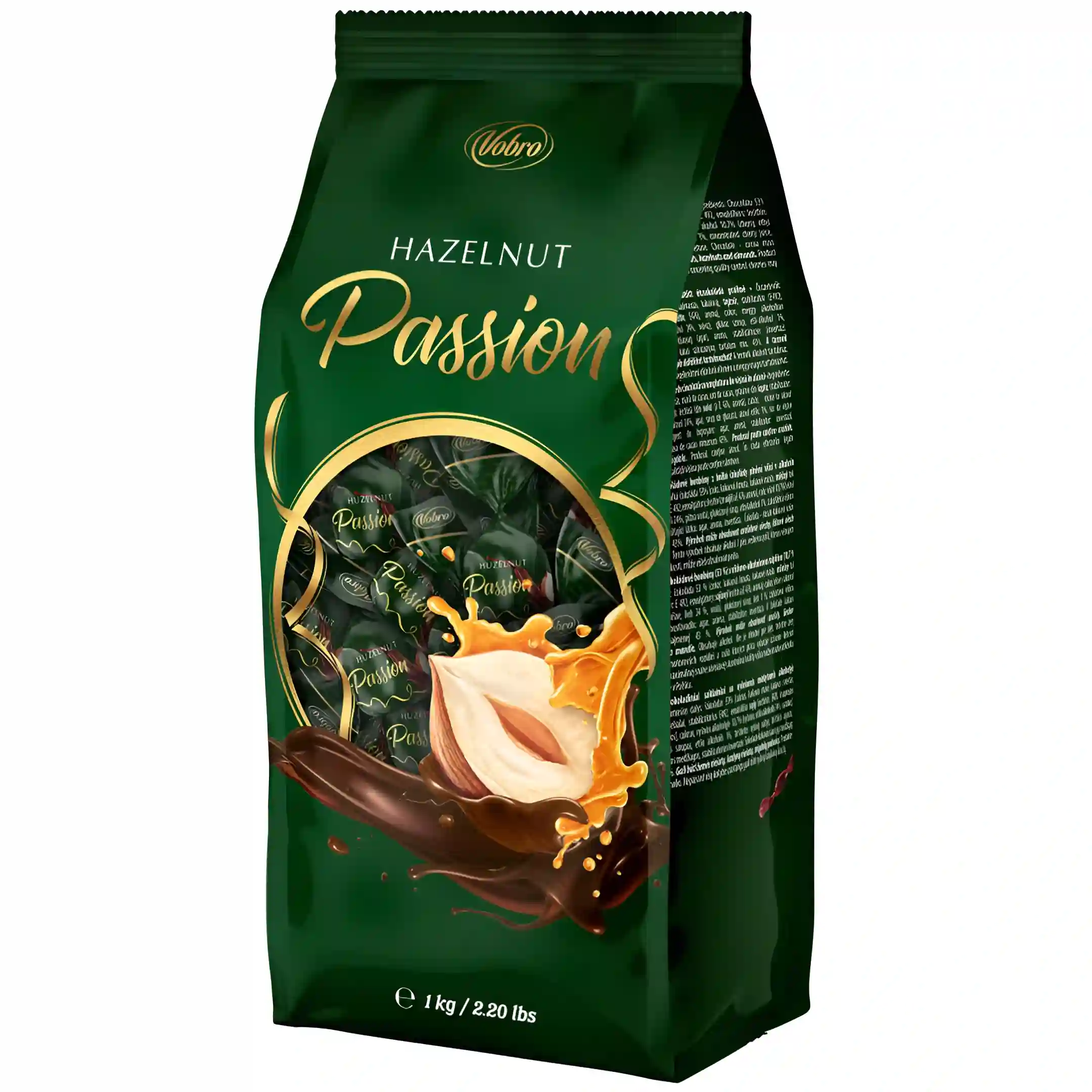 شکلات پشن وبرو با مغز فندقی Vobro Hazelnut...