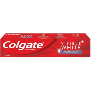 خمیر دندان سفیدکننده و ضد لک کلگیت COLGATE VISIBLE WHITE حجم 75 میل