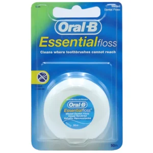 نخ دندان ضد پوسیدگی اسنشیال فلوس اورال بی Oral-B Essential Floss | طول نخ 50 متر