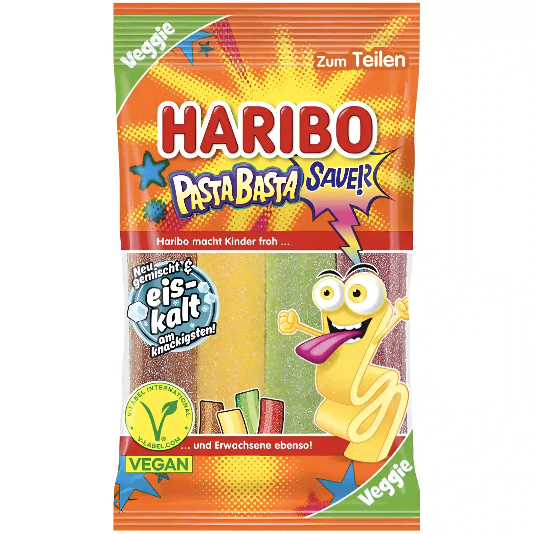 پاستیل نواری ترش هاریبو مدل پاستا باستا Haribo...