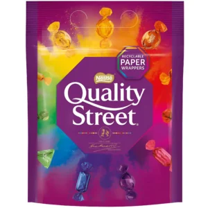 شکلات پذیرایی کوالیتی استریت نستله با طعم های مختلف Quality Street Nestle وزن 750 گرم