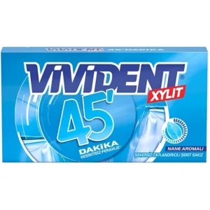 آدامس خنک کننده 45 دقیقه ای ویویدنت با طعم نعنایی Vivident Xylit 45 Dakika وزن 33 گرم