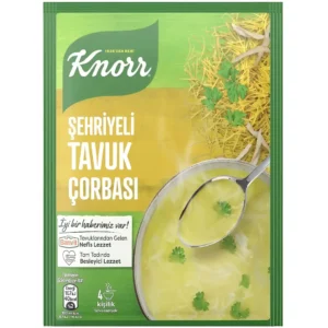 سوپ آماده مرغ با ورمیشل کنور Knorr Sehriyeli Tavuk وزن 51 گرم