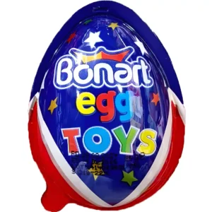 تخم مرغ شانسی پسرانه بونارت Bonart Egg Toys وزن 25 گرم