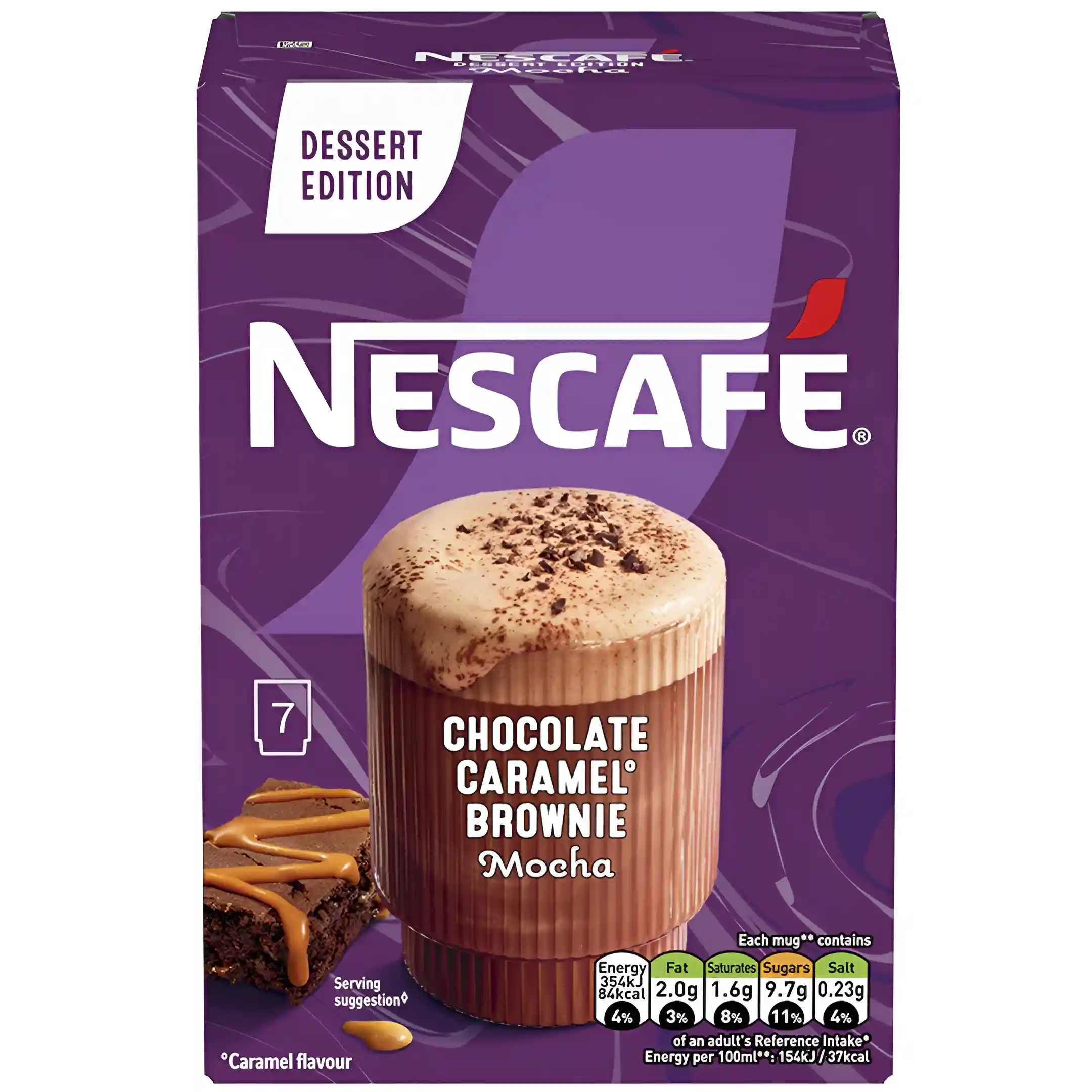 پودر قهوه فوری نسکافه با طعم شکلات کارامل...