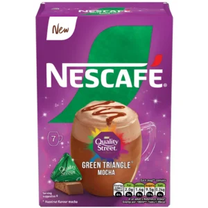 پودر قهوه فوری نسکافه کوالیتی استریت با طعم موکا مثلثی Nescafe Green Triangle Mocha وزن 18 گرم