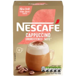 پودر قهوه فوری نسکافه با طعم کاپوچینو بدون شیرین کننده Nescafe Cappuccino Unsweetend Taste وزن 18 گرم