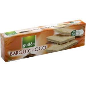 ویفر رژیمی گولون با کرم شکلاتی Gullon Barquichoco chocolate وزن 150 گرم
