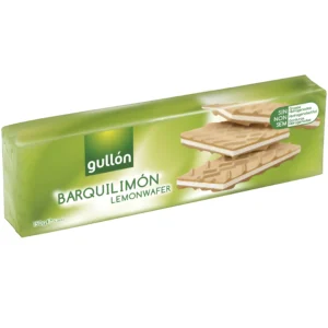 ویفر رژیمی گولون با کرم لیمویی Gullon Barquilimon Lemon وزن 150 گرم