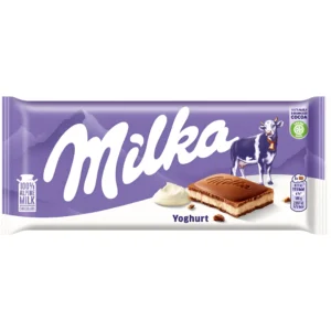 شکلات شیری میلکا با کرم ماست Milka Yoghurt وزن 100 گرم