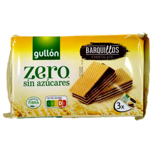 ویفر کاکائویی بدون قند گولون Gullon Zero Chocolate وزن 180 گرم